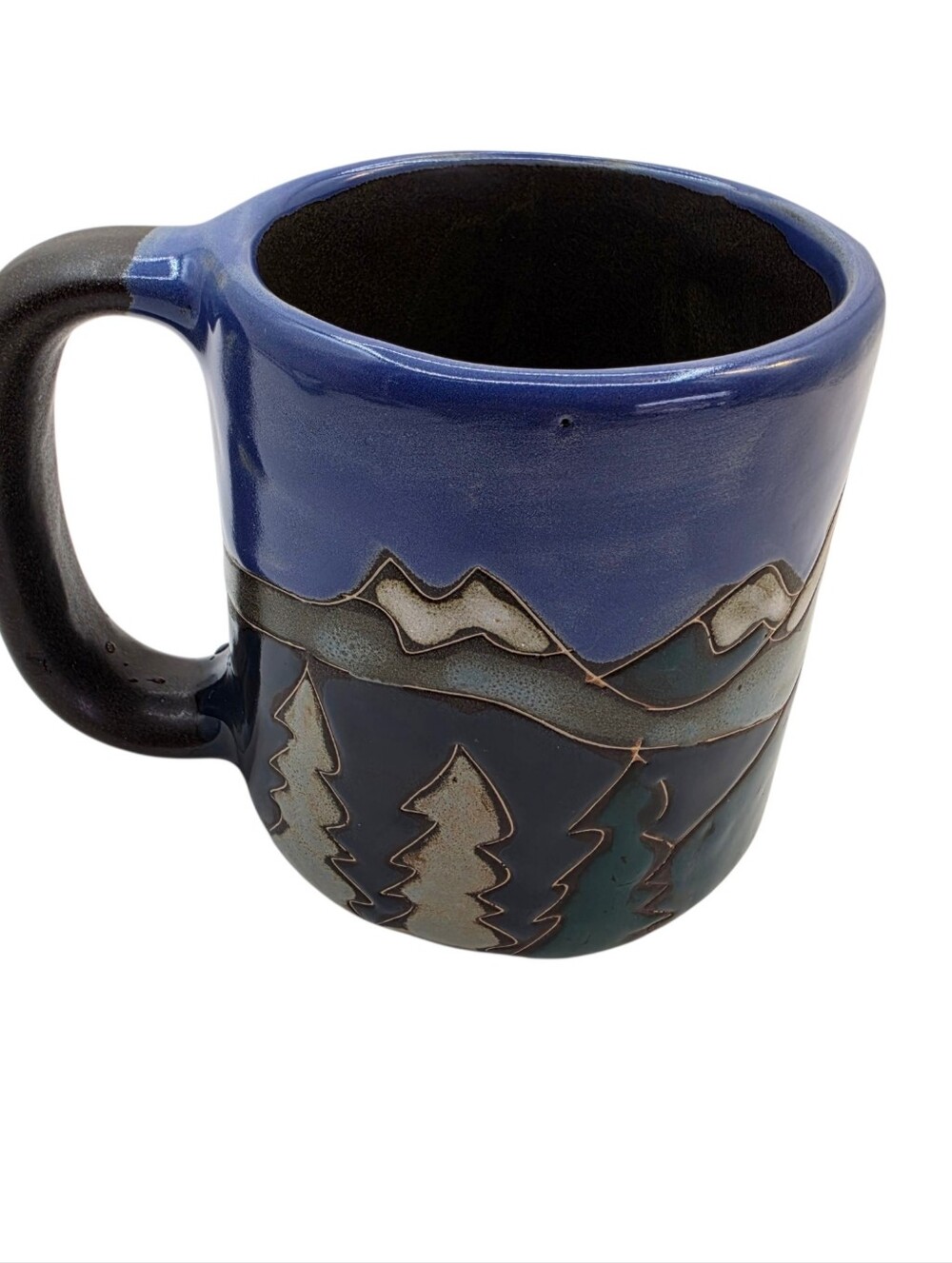 Mara Stoneware Mug - Snowy Mountains - 16 oz